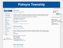 Tablet Screenshot of palmyratownship.com